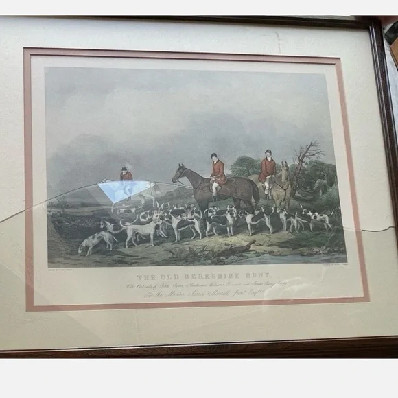 ART The Old Berkshire HuntLithograph/Painting/Engraving JohnGood/Philip Thomas